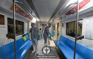 پیشگیری از کرونا در مترو